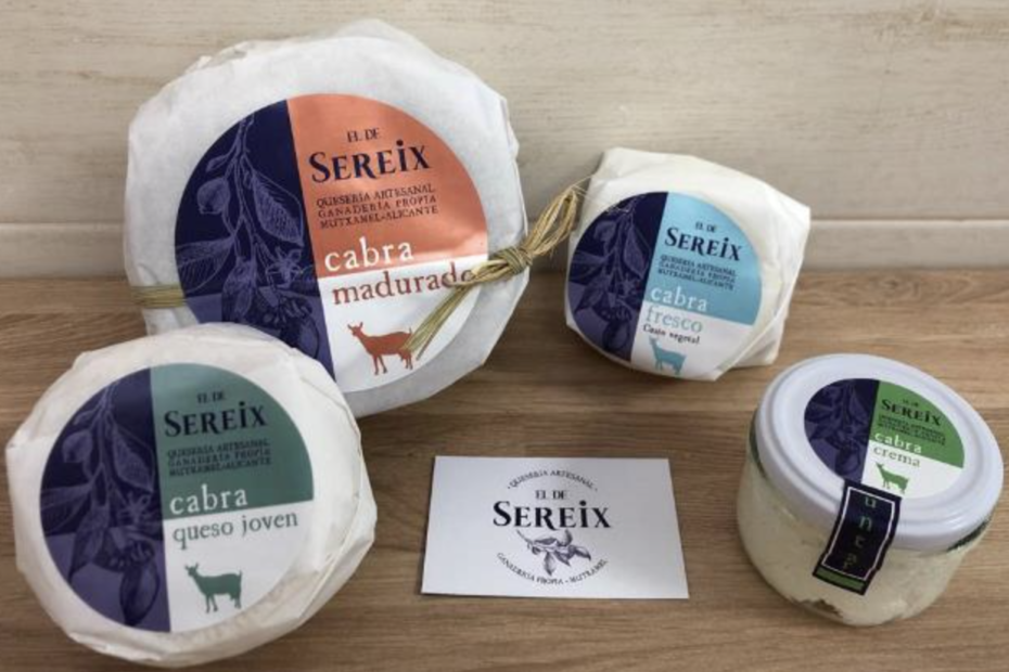 Quesería Artesanal El de Sereix. Quesos artesanos provincia de Alicante. Quesos artesanos leche de cabra. Quesos artesanos leche de cabra Murciano Granadina. Quesos artesanos leche de cabra raza Florida.